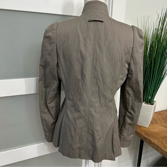 Pauw Amsterdam Military Inspired Blazer 2 = Medium Gray Quiet Luxury Minimalist - Picture 10 of 10
